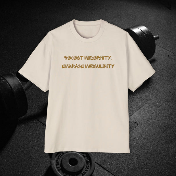 Reject Modernity, Embrace Masculinity Zyzz Oversized T-shirt