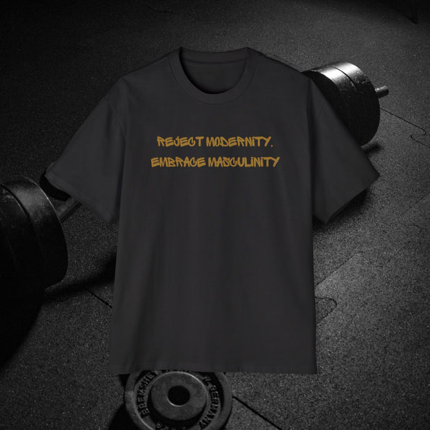 Reject Modernity, Embrace Masculinity Zyzz Oversized T-shirt