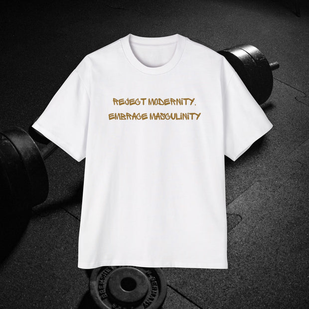 Reject Modernity, Embrace Masculinity Zyzz Oversized T-shirt